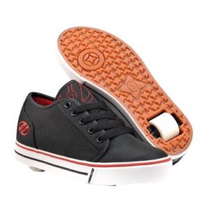 Heelys Edge 7744 Black/Red Skate Shoe Boys Size 1